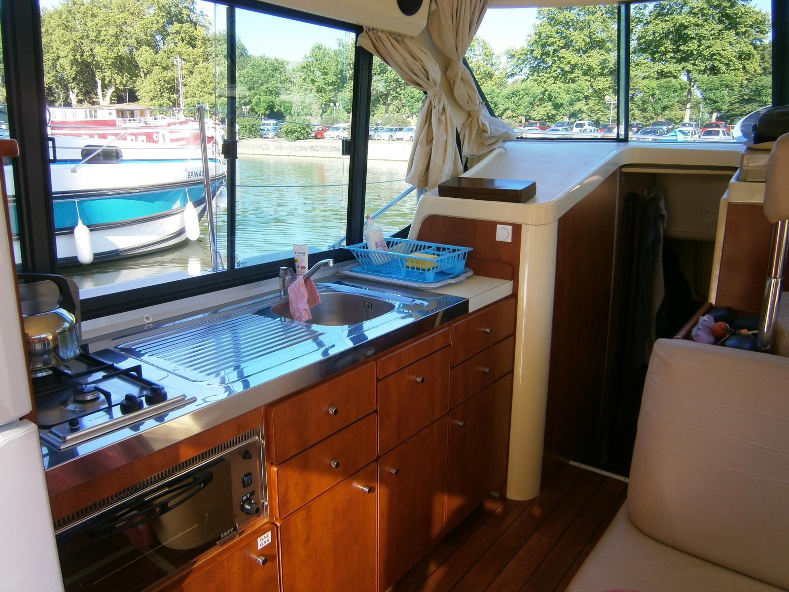 Innenausstattung von einem Hausboot