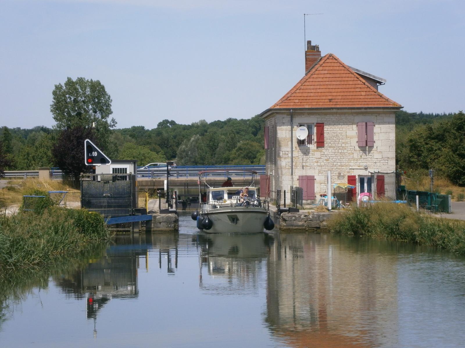 Schleusen in Frankreich